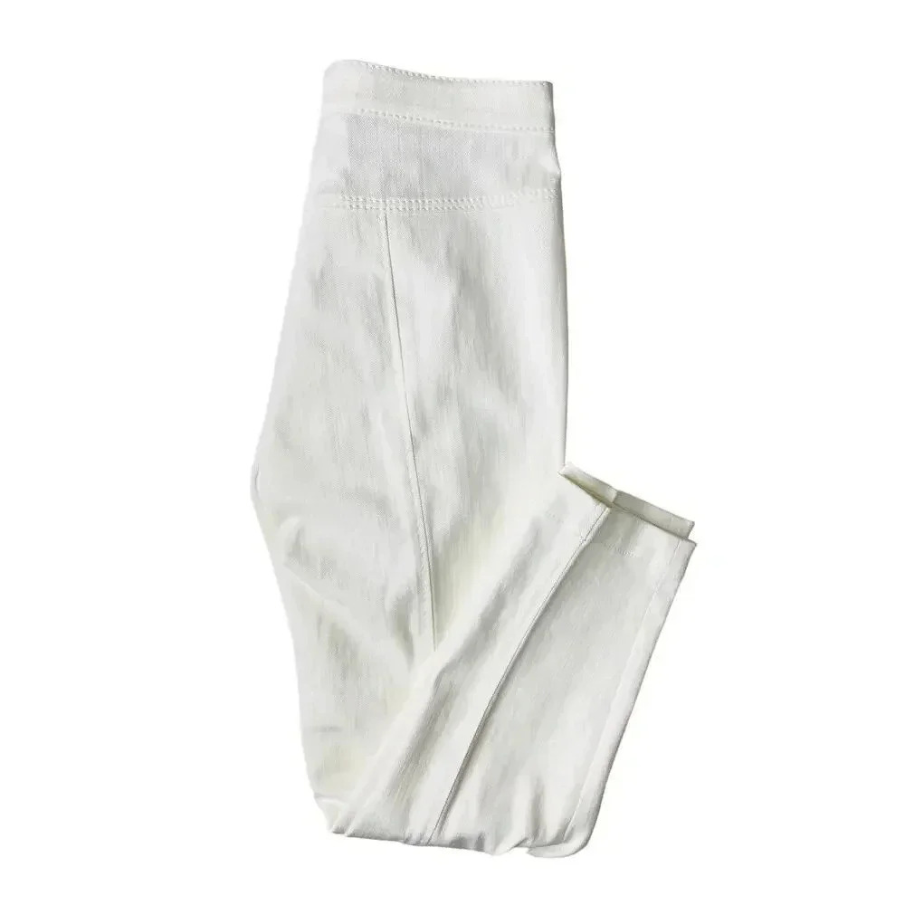 Akris Punto Freya High Rise Cropped Denim Trousers size 8 New - Picture 4 of 7